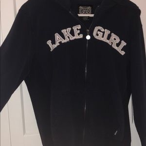 Hooded “lake girl sweatshirt”